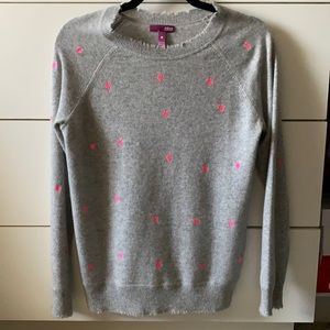 Aqua cashmere sweater